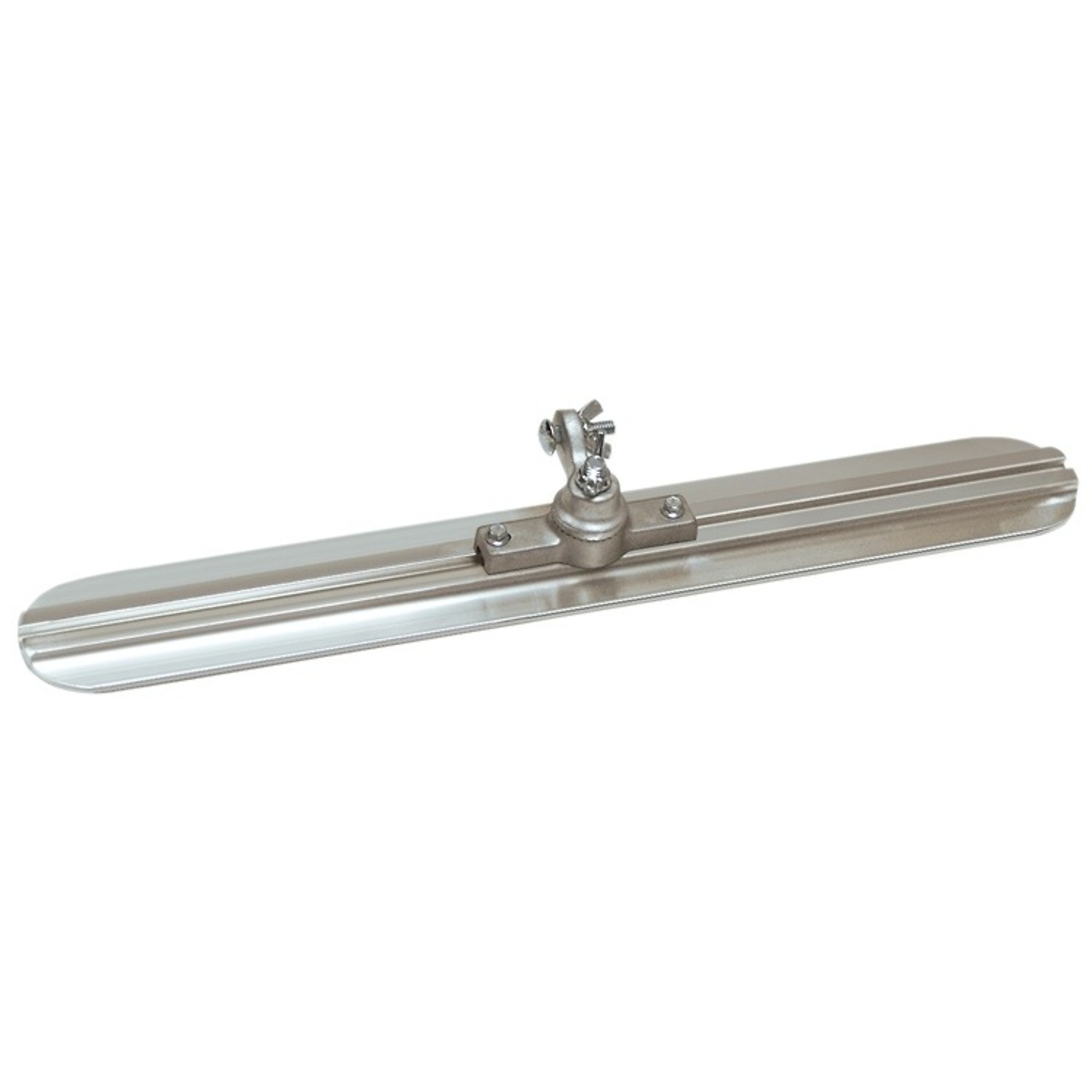 Kraft Tools CC814 24"x3-1/4" Round End Walking Magnesium Float w/All-Angle Bracket